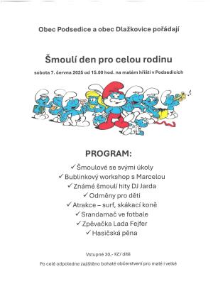 Šmoulí den pro celou rodinu